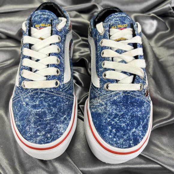 VANS Unisex Toddler 11.5 Cobra Kai Sneakers Unisex Blue Eagle Fang Logo‎ Karate - Picture 6 of 17